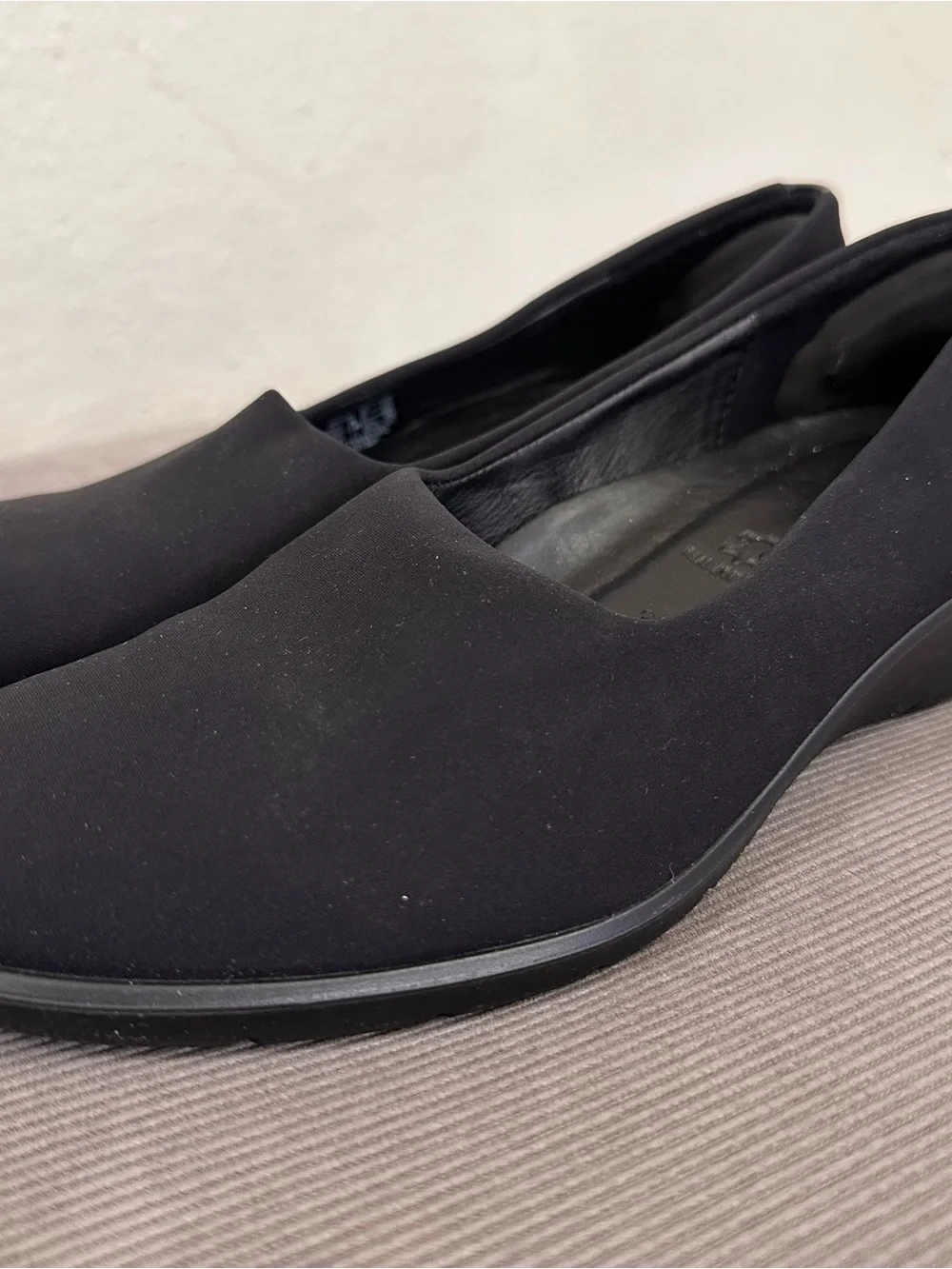 Ecco | Women’s Black Felicia Stretch Slip On Shoes | US Size 7 EU 37